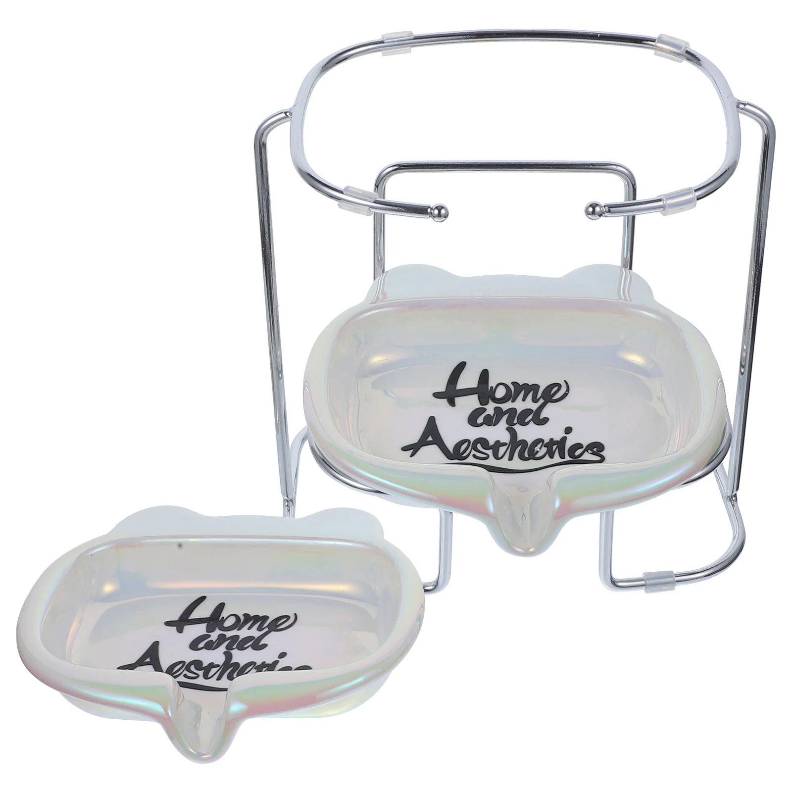 Countertop Kitchen Cute Ceramic Soap Holder Self Draining Soap Dish Soap Dish with Metal Rack
Countertop Kitchen Cute Ceramic Soap Holder Self Draining Soap Dish Soap Dish with Metal Rack