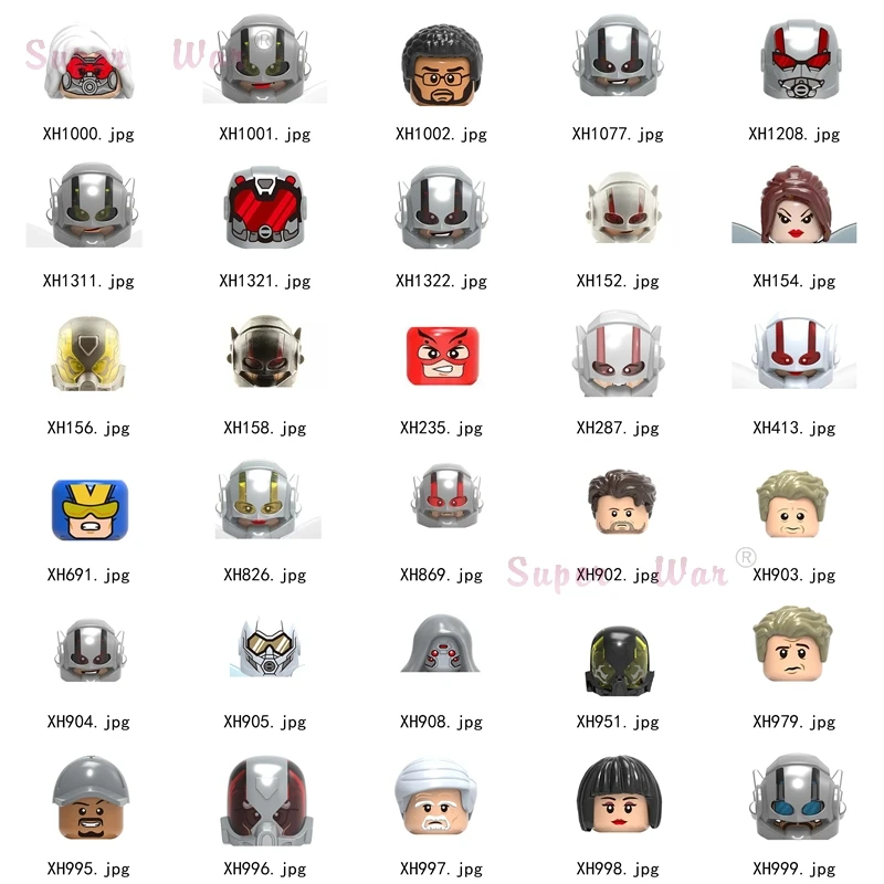 1PCS Single Figures Head accessories Building Blocks toys for children Series-055
1PCS Single Figures Head accessories Building Blocks toys for children Series-055