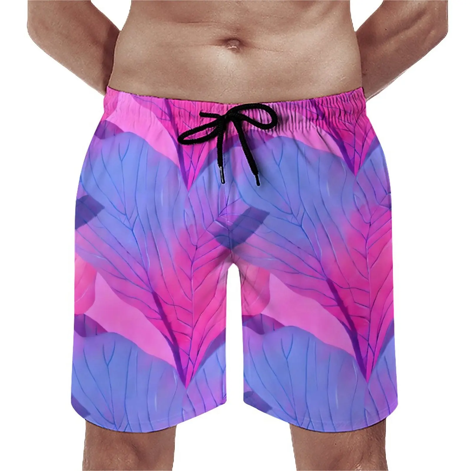 Summer Board Shorts Beautiful Leaf Sports Fitness Pink and Purple Design Beach Shorts Classic Comfortable Beach Trunks Plus Size
Summer Board Shorts Beautiful Leaf Sports Fitness Pink and Purple Design Beach Shorts Classic Comfortable Beach Trunks Plus Size