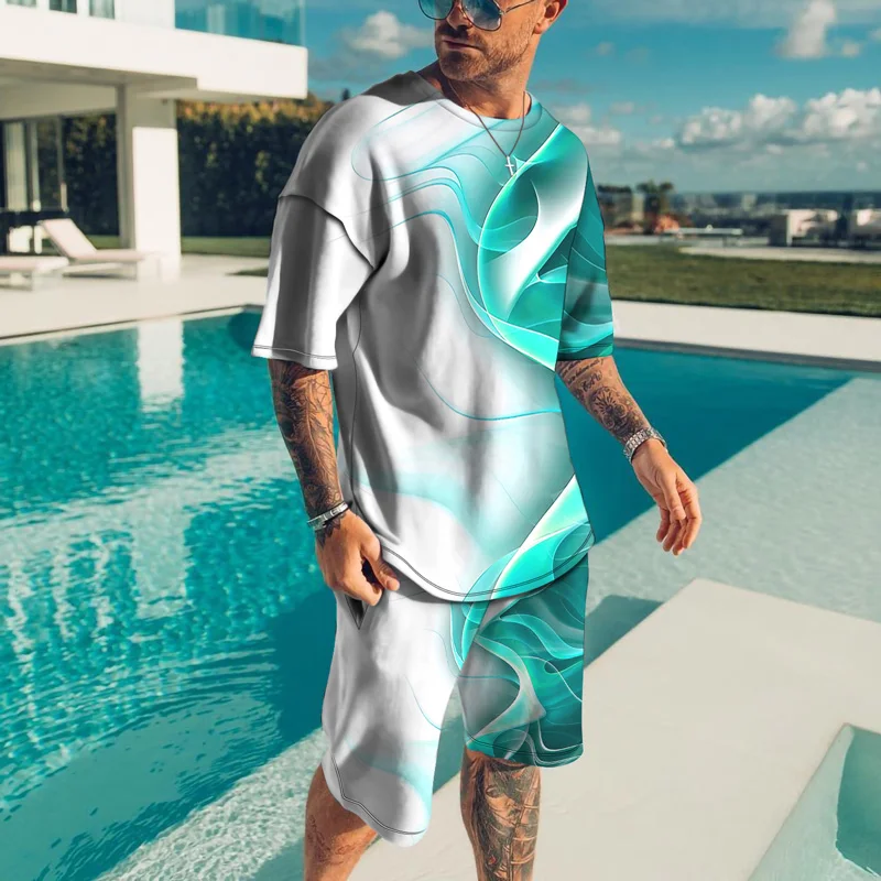 2022 Fashion Men's Tracksuit 3D T-Shirt and Shorts Set Harajuku Printed Short Sleeve O Neck Colorful Streetwear 2 Piece Suits
2022 Fashion Men's Tracksuit 3D T-Shirt and Shorts Set Harajuku Printed Short Sleeve O Neck Colorful Streetwear 2 Piece Suits
