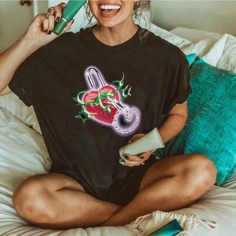 Cool Girl Love Lock Print Oversized T Shirt Short Sleeve T Shirt Women 2022 Summer New Streetwear Harajuku Top Women T Shirt 3XL
Cool Girl Love Lock Print Oversized T Shirt Short Sleeve T Shirt Women 2022 Summer New Streetwear Harajuku Top Women T Shirt 3XL