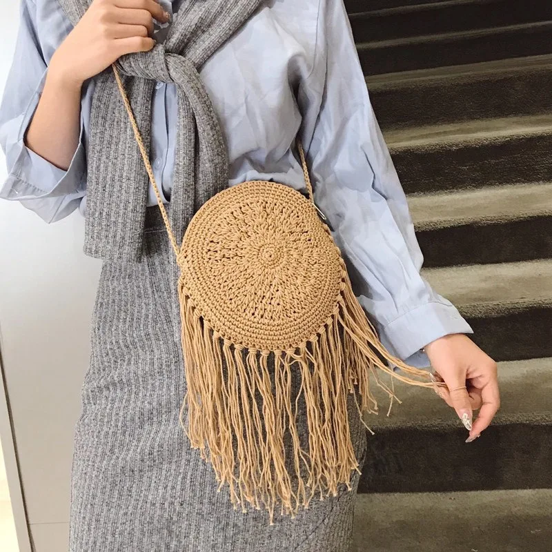Woven Beach Vacation Bag Women Casual Beige Tassel Small Round Bag for Holiday 2022 New Bohenima Bohe Bags Womens
Woven Beach Vacation Bag Women Casual Beige Tassel Small Round Bag for Holiday 2022 New Bohenima Bohe Bags Womens