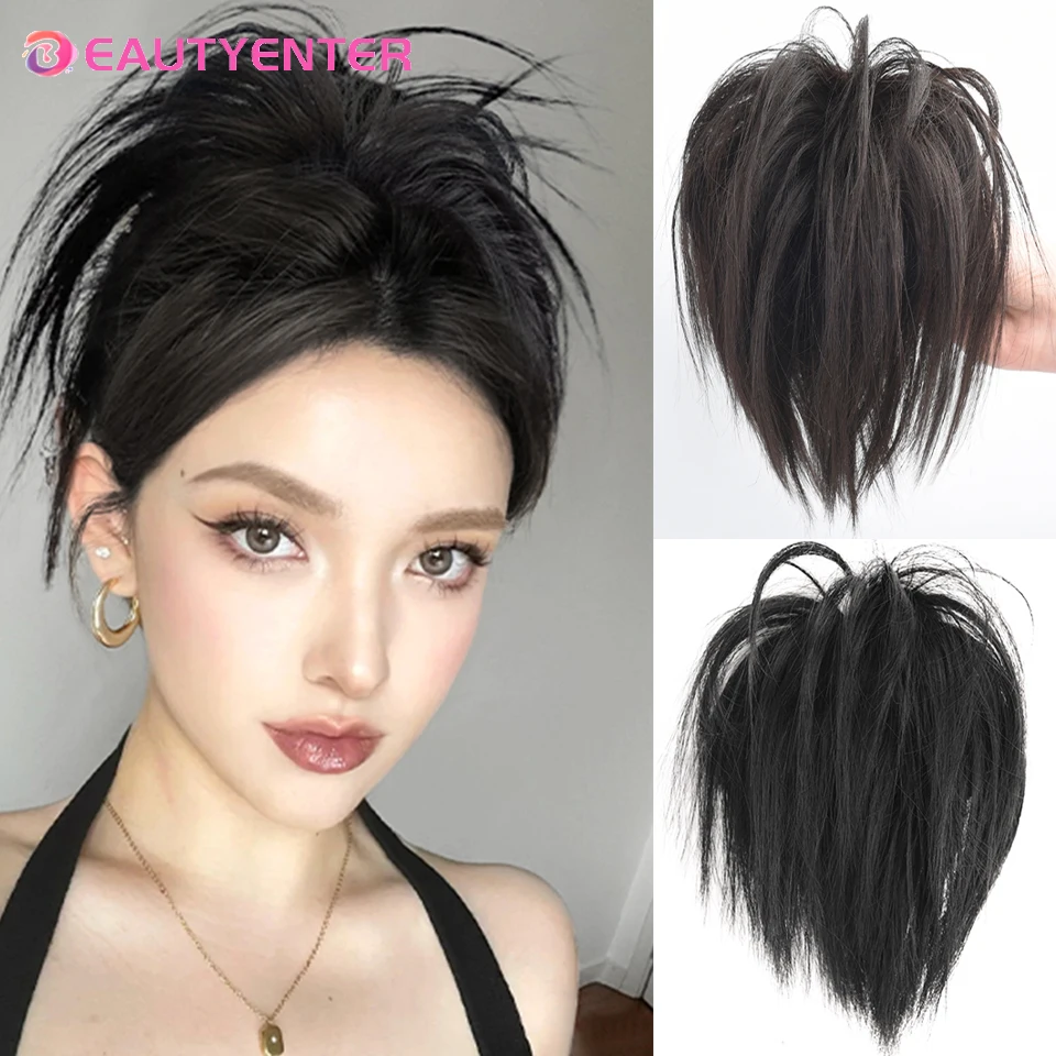BEAUTYENTER Synthetic Straight Chignon Messy Fluffy Hair Bun Claw Clip-in Hair Extensions For Women Fake Hair Scrunchy
BEAUTYENTER Synthetic Straight Chignon Messy Fluffy Hair Bun Claw Clip-in Hair Extensions For Women Fake Hair Scrunchy