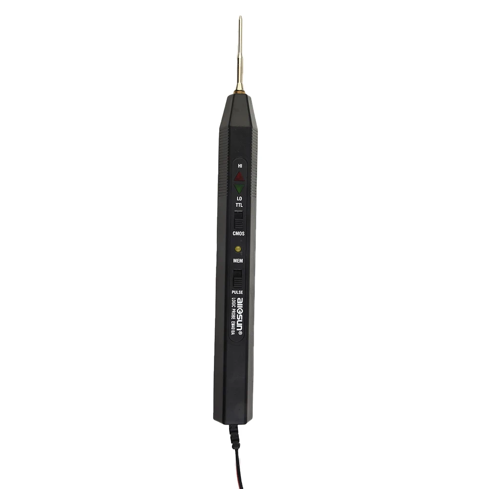 Logic Probe Levels Pulse Detector Measurement ±220VAC/DC 20Mhz 5 To 15VDC Troubleshooting 18×210×18 Mm EM4610A
Logic Probe Levels Pulse Detector Measurement ±220VAC/DC 20Mhz 5 To 15VDC Troubleshooting 18×210×18 Mm EM4610A