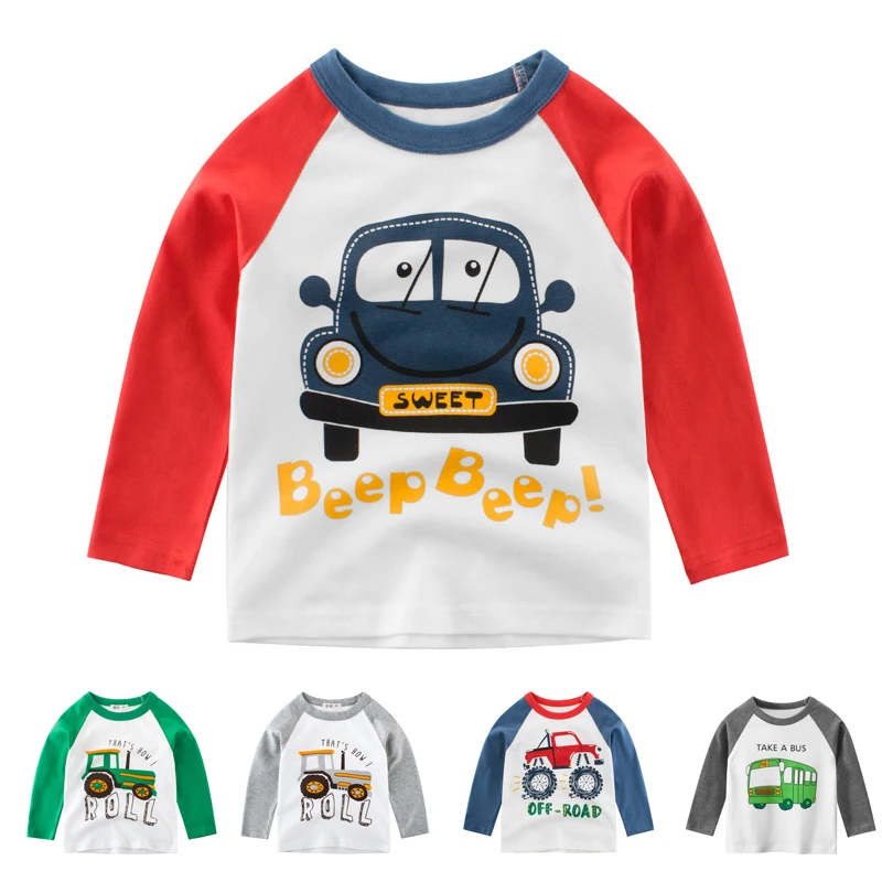 Cool Car Bus Print T-shirt for Kids Cotton Long Sleeve Boys Tee Tops Cartoon Vehicle T Shirt Tops Cute Toddler Baby Outfits
Cool Car Bus Print T-shirt for Kids Cotton Long Sleeve Boys Tee Tops Cartoon Vehicle T Shirt Tops Cute Toddler Baby Outfits