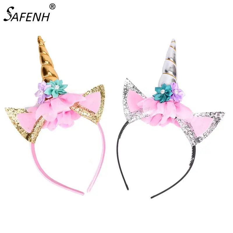 Unicorn Horn Hair Hoop Chiffon Glitter Ears Children DIY Party Hats Baby Headband Hairbands Headwear
Unicorn Horn Hair Hoop Chiffon Glitter Ears Children DIY Party Hats Baby Headband Hairbands Headwear