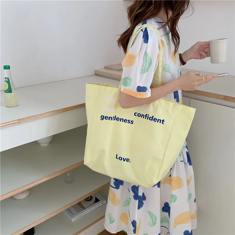 Ladies Tote Shoulder Bag Women Cotton Shopping Women Eco Reusable Shopper Bags messenger Bag Student Textbook Bags
Ladies Tote Shoulder Bag Women Cotton Shopping Women Eco Reusable Shopper Bags messenger Bag Student Textbook Bags