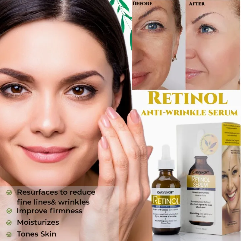52ml Retinol Facial Serum Moisturizer Skin Care For Face,Anti Aging Retinol Concentrate Reduces Appearance Of Wrinkles Fine Line
52ml Retinol Facial Serum Moisturizer Skin Care For Face,Anti Aging Retinol Concentrate Reduces Appearance Of Wrinkles Fine Line