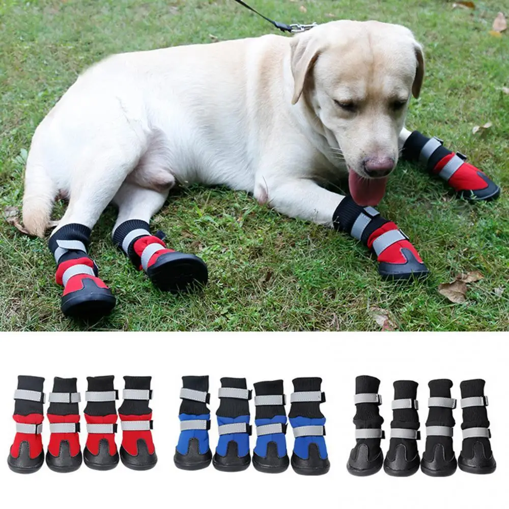 Warm 4Pcs Paw Protector Pet Supplies Anti-Slip Winter Waterproof Snow Boots Dog Pet Supplies
Warm 4Pcs Paw Protector Pet Supplies Anti-Slip Winter Waterproof Snow Boots Dog Pet Supplies