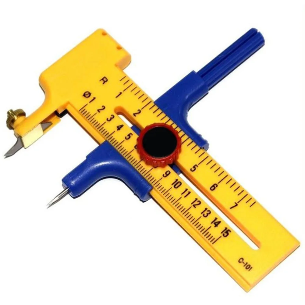 Adjustable Circular Cutting Tool Compass Circle Cutter 10-150mm For Cutting Rubber Paper Leather Scrap Booking Photo Hand Tool
Adjustable Circular Cutting Tool Compass Circle Cutter 10-150mm For Cutting Rubber Paper Leather Scrap Booking Photo Hand Tool
