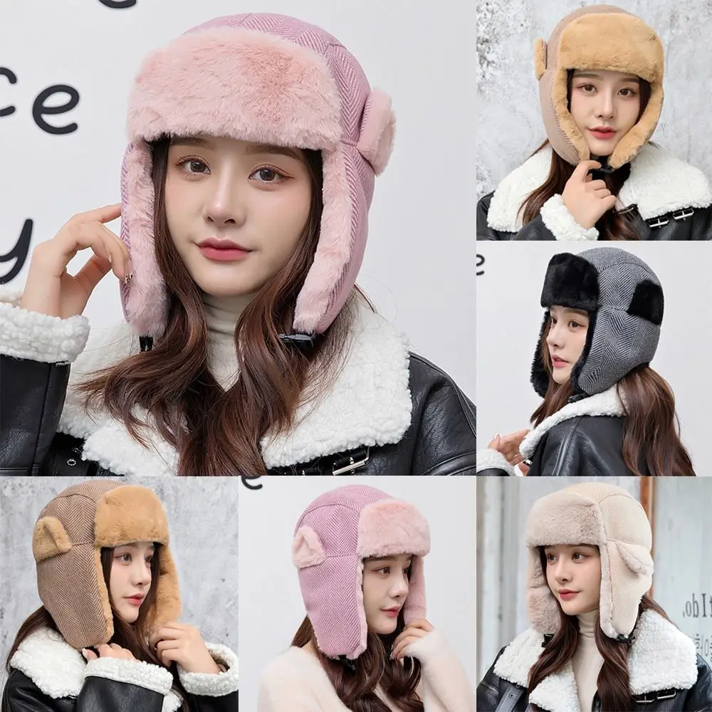 1PC Women Faux Fur Winter Warm Trapper Hat Bomber Hats Earflap Bonnet Ushanka Russian
1PC Women Faux Fur Winter Warm Trapper Hat Bomber Hats Earflap Bonnet Ushanka Russian