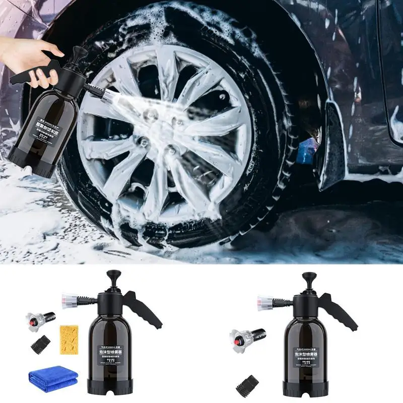 2l Auto Translucent Water Bottle With Scale Car Foam Nozzle Hand Operated Pump Sprayer Car Wash Spray Bottle Car Window Cleaning
2l Auto Translucent Water Bottle With Scale Car Foam Nozzle Hand Operated Pump Sprayer Car Wash Spray Bottle Car Window Cleaning