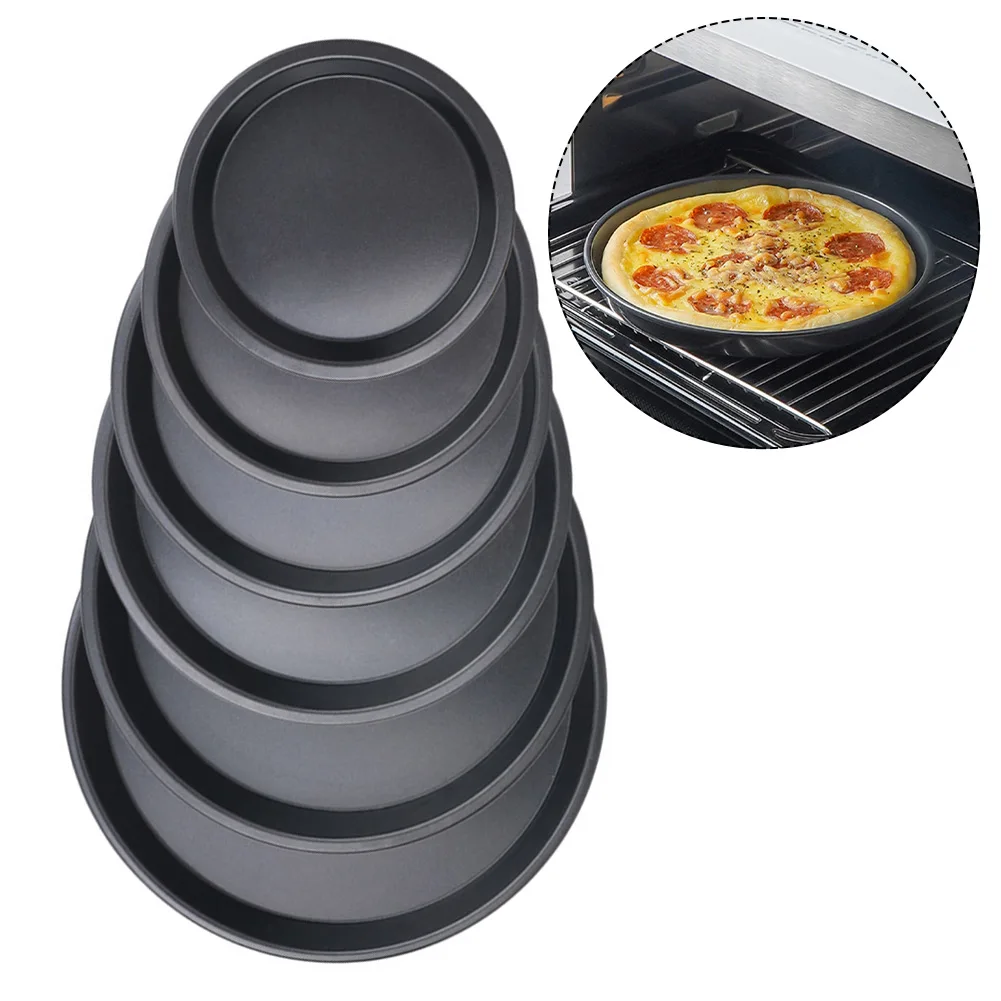 5/6/7/8/9/10 Inch Round Pizza Pan Deep Dish Tray Carbon Steel Non-stick Mold Pizza Plate Baking Tool Kitchen Oven Accessories
5/6/7/8/9/10 Inch Round Pizza Pan Deep Dish Tray Carbon Steel Non-stick Mold Pizza Plate Baking Tool Kitchen Oven Accessories