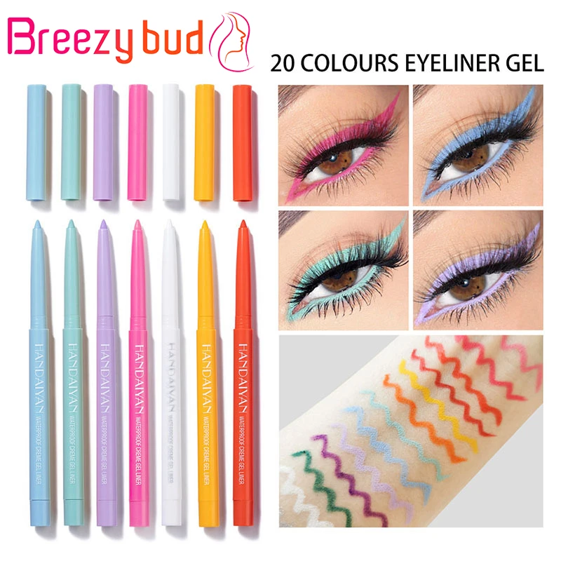 20 Colors Eyeliner Gel Pencil Waterproof Lasting Eyeliner Pen Soft Smooth Easy Wear Eye Liner Cream Professional Eyes Makeup
20 Colors Eyeliner Gel Pencil Waterproof Lasting Eyeliner Pen Soft Smooth Easy Wear Eye Liner Cream Professional Eyes Makeup