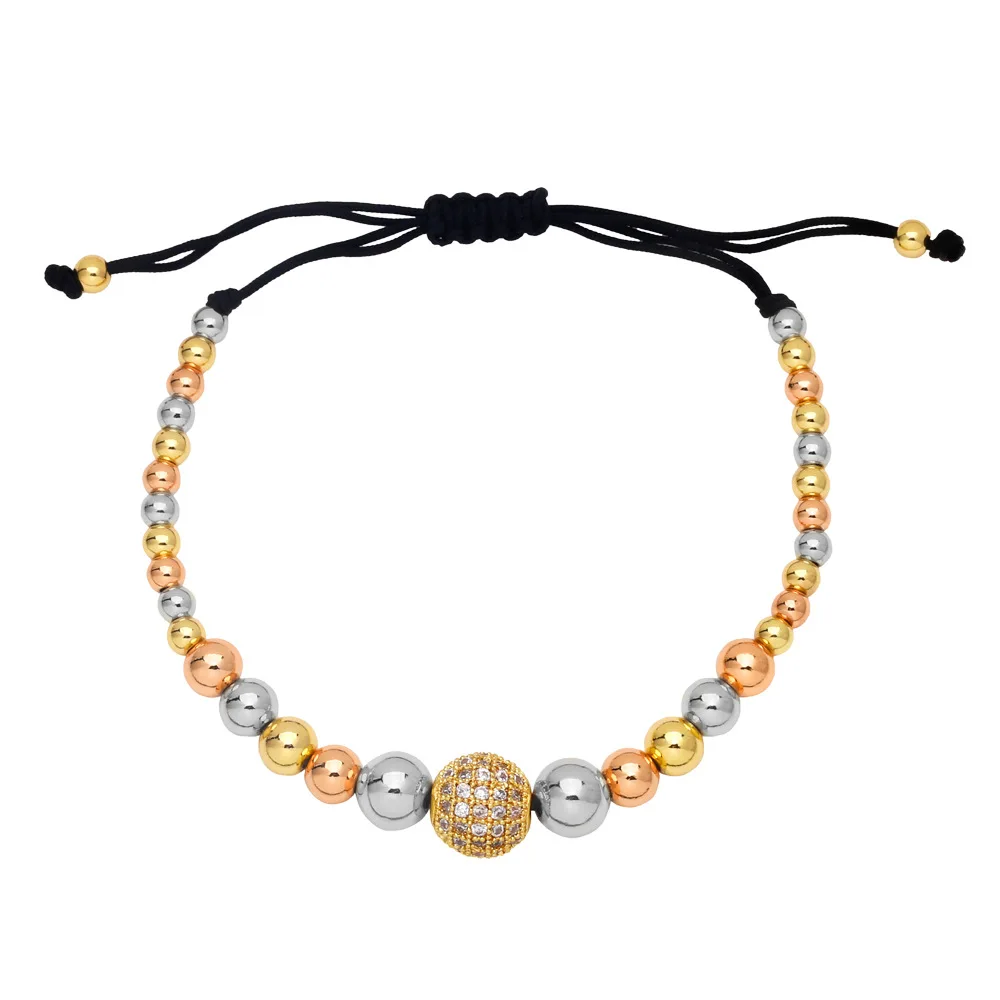 Adjustable Bracelets for Men and Women Metal Beads Beaded Inlaid Cubic Zirconia Bracelet Fashion Charm Cuff Wristband Jewelry
Adjustable Bracelets for Men and Women Metal Beads Beaded Inlaid Cubic Zirconia Bracelet Fashion Charm Cuff Wristband Jewelry