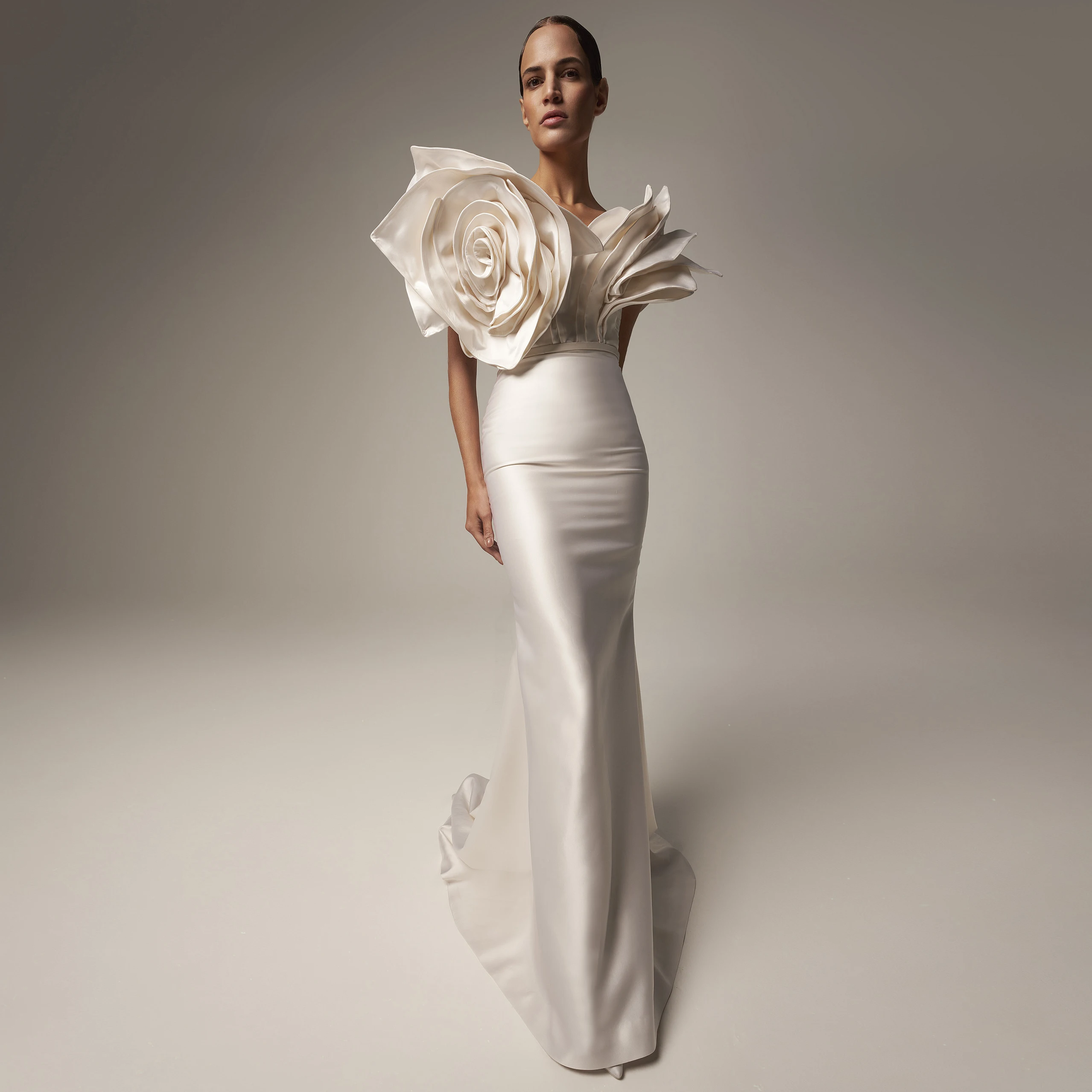 Вечерние платья ручной работы с 3D цветами, цвета слоновой кости, платье русалки с открытыми плечами для выпускного вечера, длинное официальное платье, индивидуальный пошив
Вечерние платья ручной работы с 3D цветами, цвета слоновой кости, платье русалки с открытыми плечами для выпускного вечера, длинное официальное платье, индивидуальный пошив