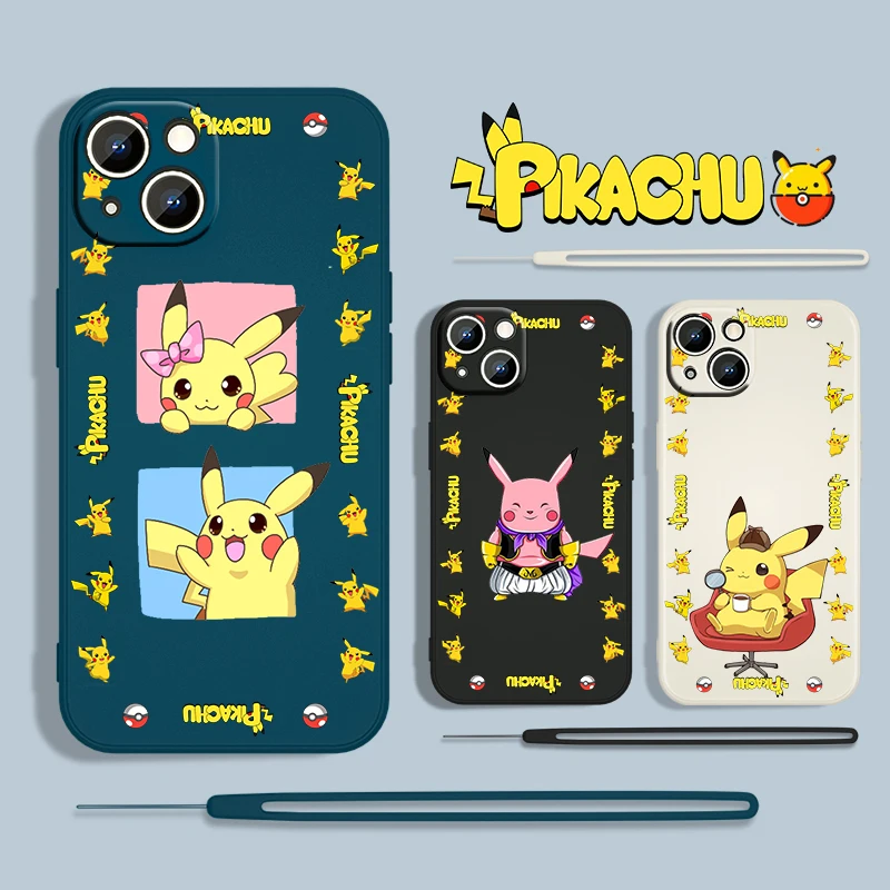 Pikachu Cute Anime Baby For Apple iPhone 13 12 Mini 11 Pro XS MAX XR X 8 7 6S SE Plus Liquid Rope Silicone Phone Case Capa Cover
Pikachu Cute Anime Baby For Apple iPhone 13 12 Mini 11 Pro XS MAX XR X 8 7 6S SE Plus Liquid Rope Silicone Phone Case Capa Cover