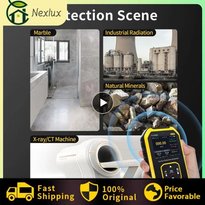 New Geiger Counter X-ray γ-ray β-ray Multi-language Nuclear Radiation Detector Personal Portable Tools Marble Detector Dosimeter
New Geiger Counter X-ray γ-ray β-ray Multi-language Nuclear Radiation Detector Personal Portable Tools Marble Detector Dosimeter