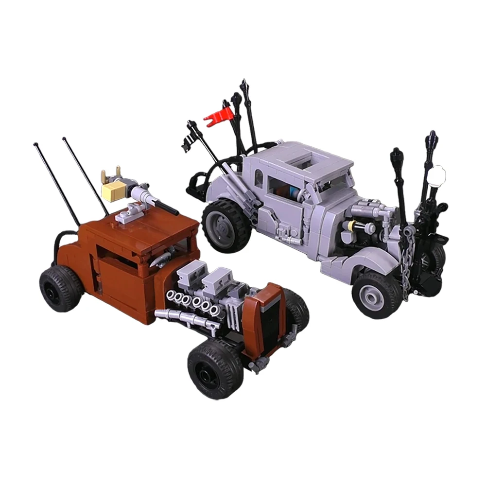 MOC Nux Car and Elvis for the Madness of Max Series Block Speed Racing Classic Movie Car Creativity Brick Toy for Boy Birthday G
MOC Nux Car and Elvis for the Madness of Max Series Block Speed Racing Classic Movie Car Creativity Brick Toy for Boy Birthday G