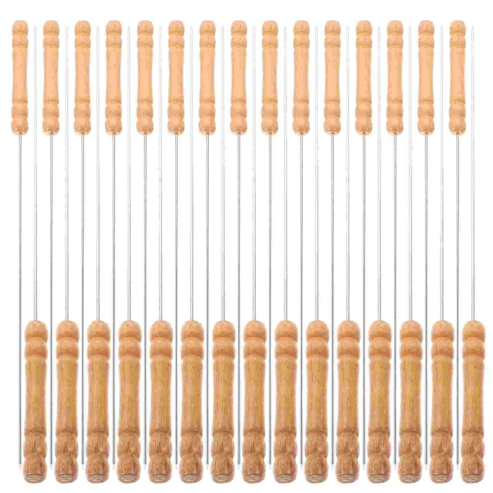 30pcs Flat Barbecue Skewers Marshmallow Skewers Stainless Steel Skewers for Grilling Barbecue Skewers
30pcs Flat Barbecue Skewers Marshmallow Skewers Stainless Steel Skewers for Grilling Barbecue Skewers