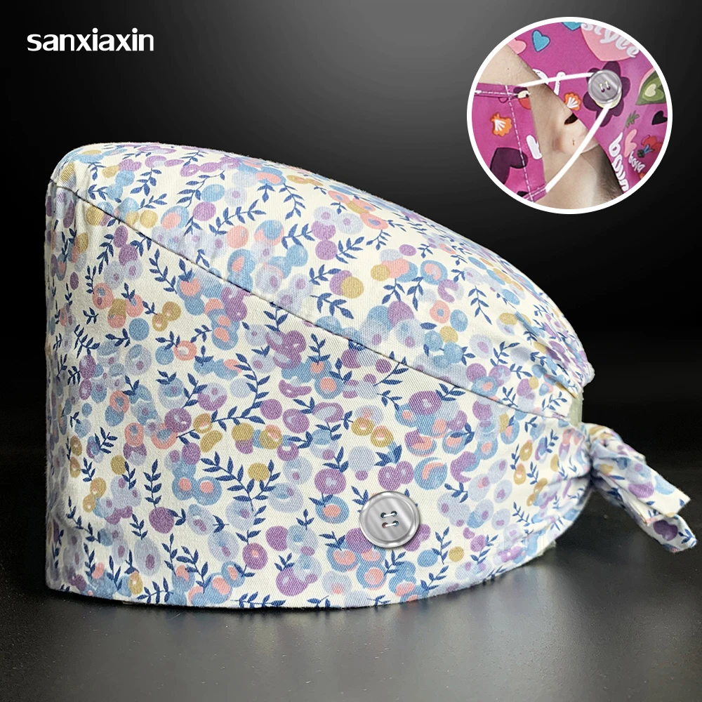 Medical Surgical Cap Man Surgic Cap Autumn Flower Series Doctor Hat Nurse Pure Cotton Sweat-absorbent Towel Head Cover Wholesale
Medical Surgical Cap Man Surgic Cap Autumn Flower Series Doctor Hat Nurse Pure Cotton Sweat-absorbent Towel Head Cover Wholesale