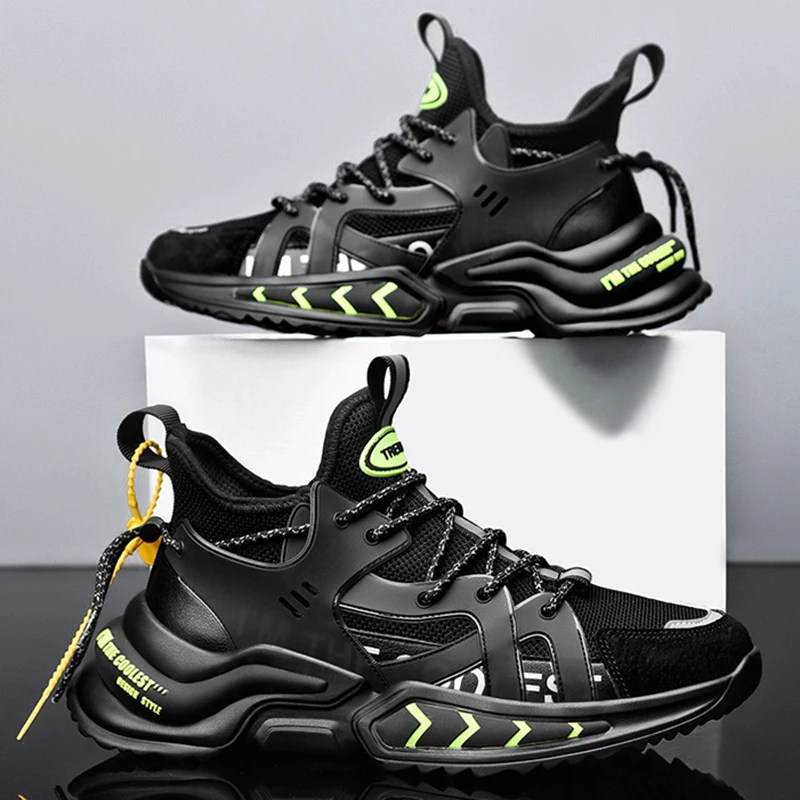 Men's Sports Shoes Heightening Luminous Tide Stitching Color Flying Woven Mesh Comfortable And Breathable Male Basketball Shoes
Men's Sports Shoes Heightening Luminous Tide Stitching Color Flying Woven Mesh Comfortable And Breathable Male Basketball Shoes