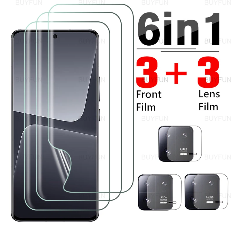 6in1 HD Hydrogel Film For Xiaomi Mi 13 Mi13 Pro Screen Protector For Xiaomi 13 Xaomi 13 Pro 13Pro Camera Lens Protective Film
6in1 HD Hydrogel Film For Xiaomi Mi 13 Mi13 Pro Screen Protector For Xiaomi 13 Xaomi 13 Pro 13Pro Camera Lens Protective Film