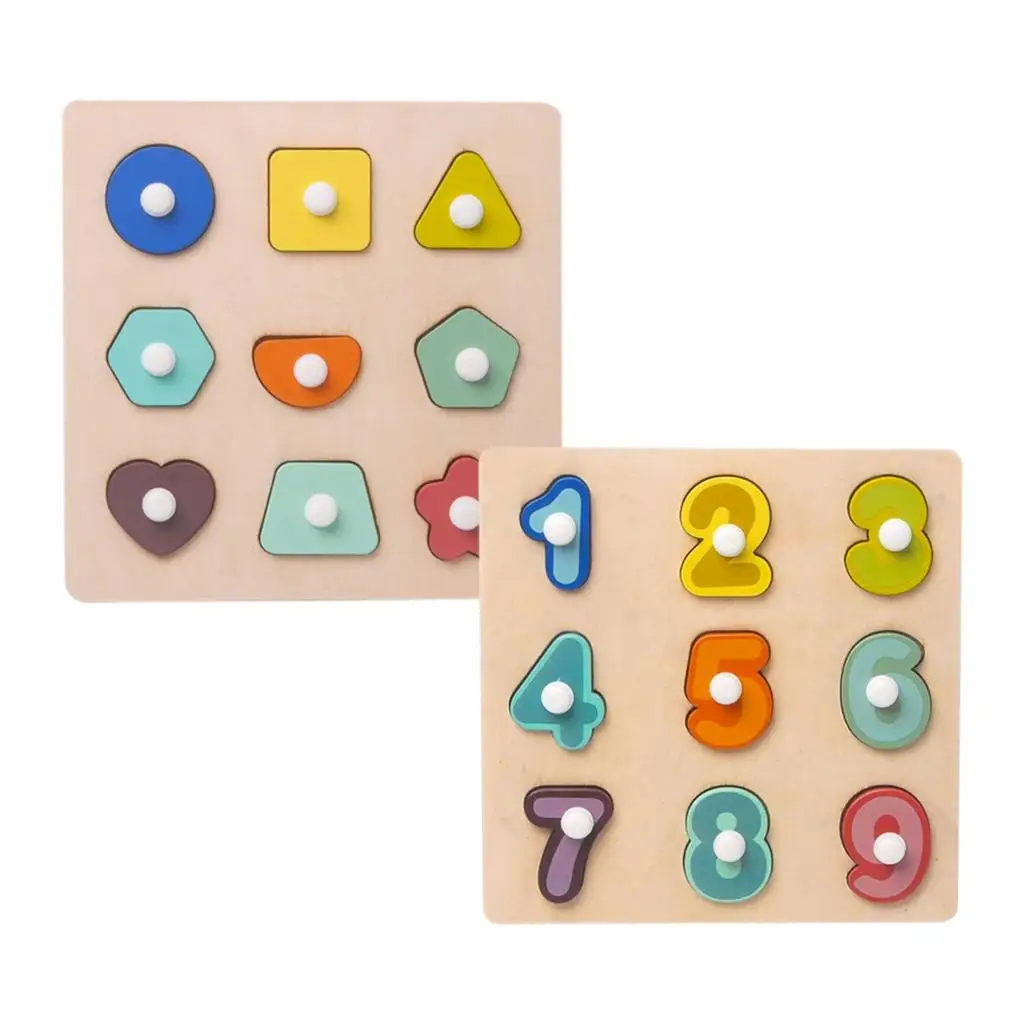 Montessori Wood Sensory Toys Pegged Puzzle Shapes Matching Board for Kids 2-4 Years Old
Montessori Wood Sensory Toys Pegged Puzzle Shapes Matching Board for Kids 2-4 Years Old