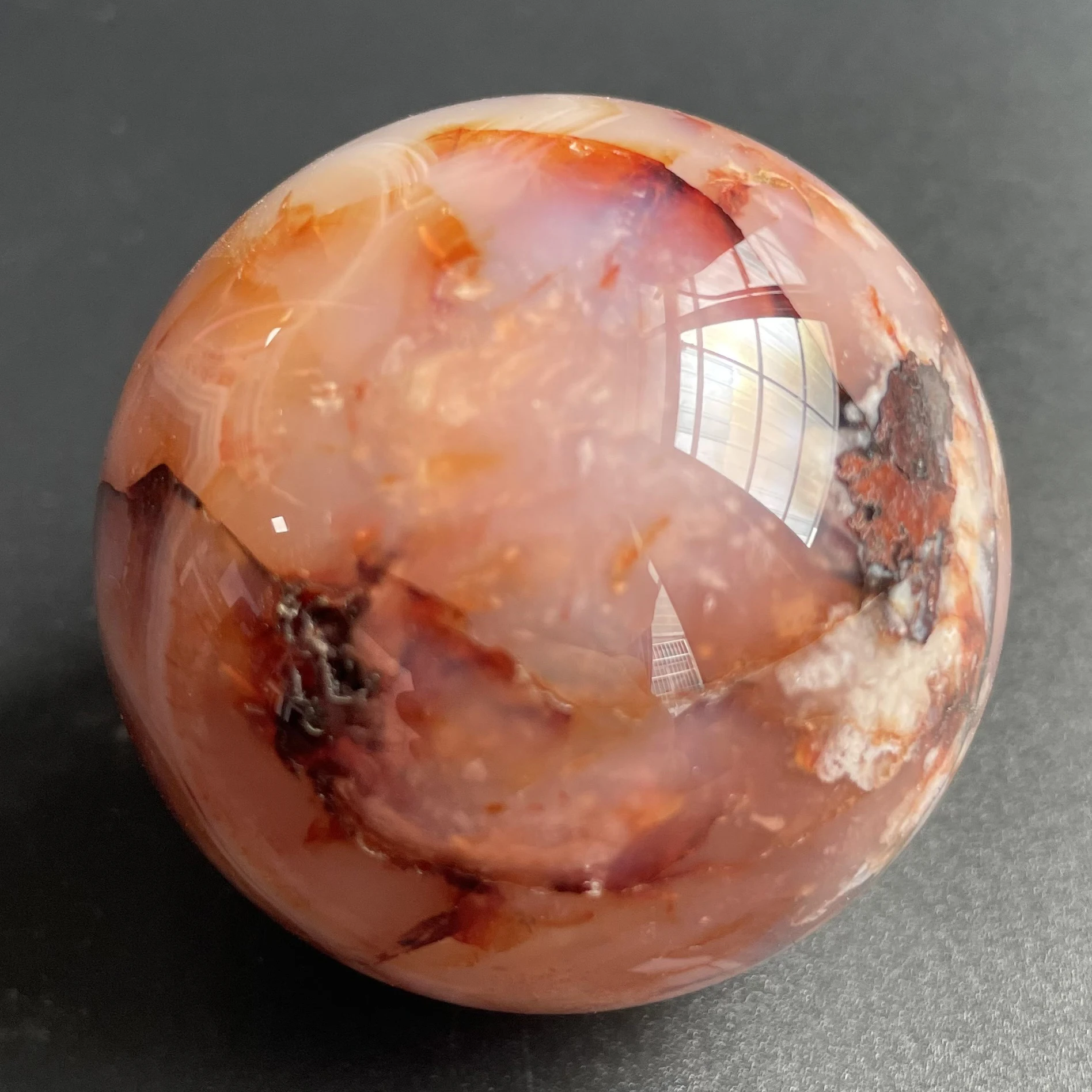 135g Natural Crystal Ball Sakura Agate Sphere Rock Decoration Rough Polished Quartz Stone Healing Z273
135g Natural Crystal Ball Sakura Agate Sphere Rock Decoration Rough Polished Quartz Stone Healing Z273