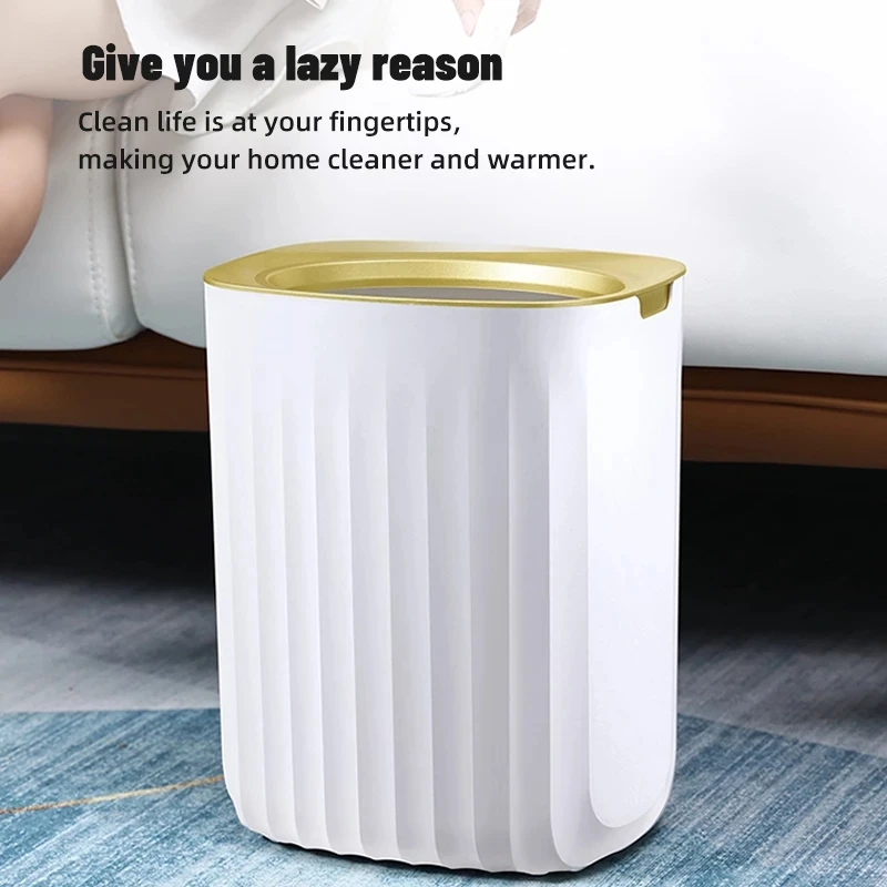 9L/12L/15L Garbage Can For Household Thickened High-end Living Room Rubbish Bin Office Waste Bin Without Lid Vertical Trash Can
9L/12L/15L Garbage Can For Household Thickened High-end Living Room Rubbish Bin Office Waste Bin Without Lid Vertical Trash Can