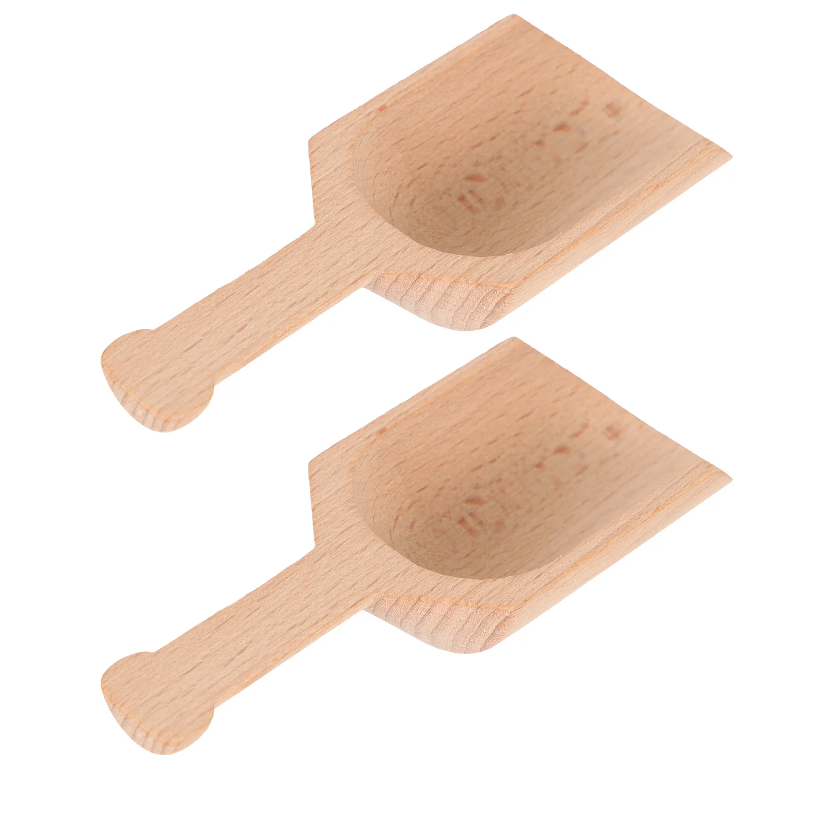 

Wooden Scoop Spoon Salt Bath Tea Spoons Wood Scoops Coffee Mini Scooper Flour Ice Sugar Salts Cream Candy Bamboo Condiments