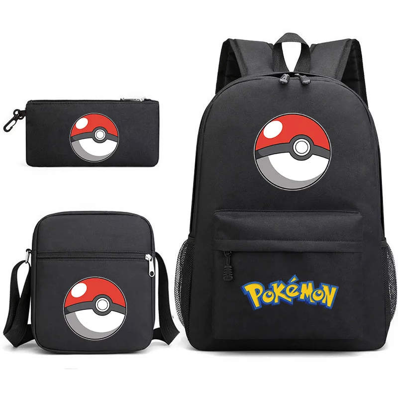 Cartoon Pikachu Primary and Secondary School School Bag Children's Backpack Pencil Bag One Shoulder Bag Three-piece Set
Cartoon Pikachu Primary and Secondary School School Bag Children's Backpack Pencil Bag One Shoulder Bag Three-piece Set