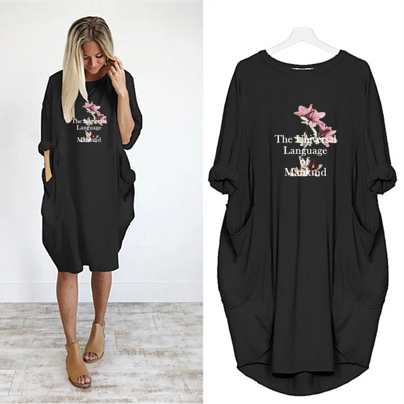 Summer Dress Pink Flower Print Full Sleeves O Neck Knee Length Dress Summer Dresses Women 2022 Casual Korean Fashion Clothing
Summer Dress Pink Flower Print Full Sleeves O Neck Knee Length Dress Summer Dresses Women 2022 Casual Korean Fashion Clothing