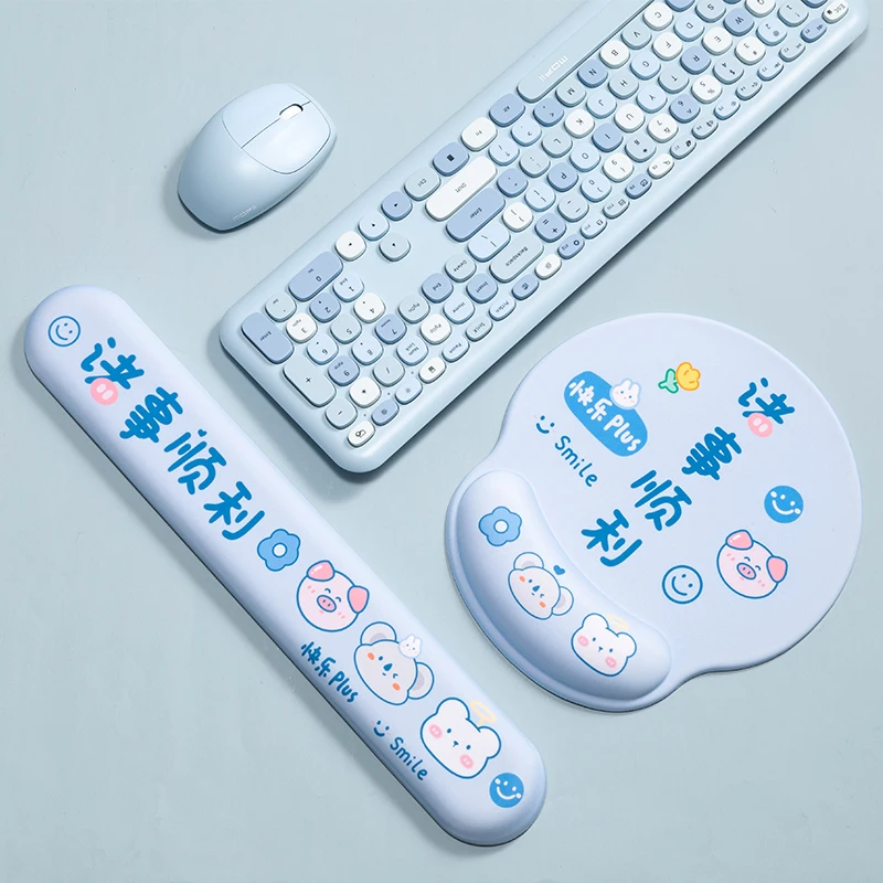 Office Laptop PC Gaming Computer Mouse Pad Wrist Rests Keyboard Cushions Hand Support Memory Foam Mousepad Girls Kawaii Mice Mat
Office Laptop PC Gaming Computer Mouse Pad Wrist Rests Keyboard Cushions Hand Support Memory Foam Mousepad Girls Kawaii Mice Mat