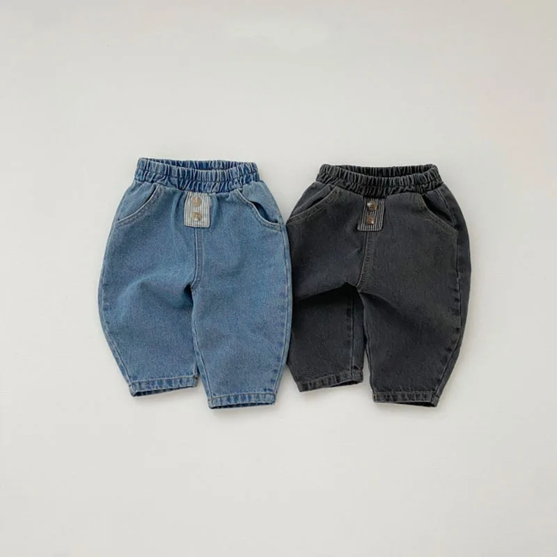 Baby Girls Jeans Pant Kids Solid Color Pants Toddler Boys Loose Trousers 2022 Spring Fall Children's Korean Style Clothes
Baby Girls Jeans Pant Kids Solid Color Pants Toddler Boys Loose Trousers 2022 Spring Fall Children's Korean Style Clothes