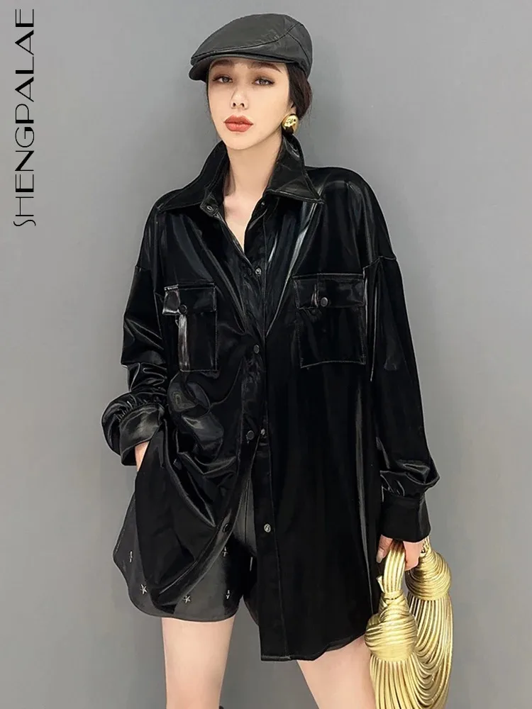 SHENGPALAE Autumn 2023 New Shirt For Women Temperament Lapel Single Breasted Bright Surface Versatile Blouse Female Tops 5R7493
SHENGPALAE Autumn 2023 New Shirt For Women Temperament Lapel Single Breasted Bright Surface Versatile Blouse Female Tops 5R7493