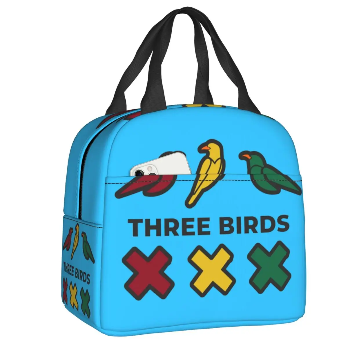 Ajax Bob Marley Three Birds Thermal Insulated Lunch Bag Women Resuable Lunch Container for School Multifunction Food Box
Ajax Bob Marley Three Birds Thermal Insulated Lunch Bag Women Resuable Lunch Container for School Multifunction Food Box