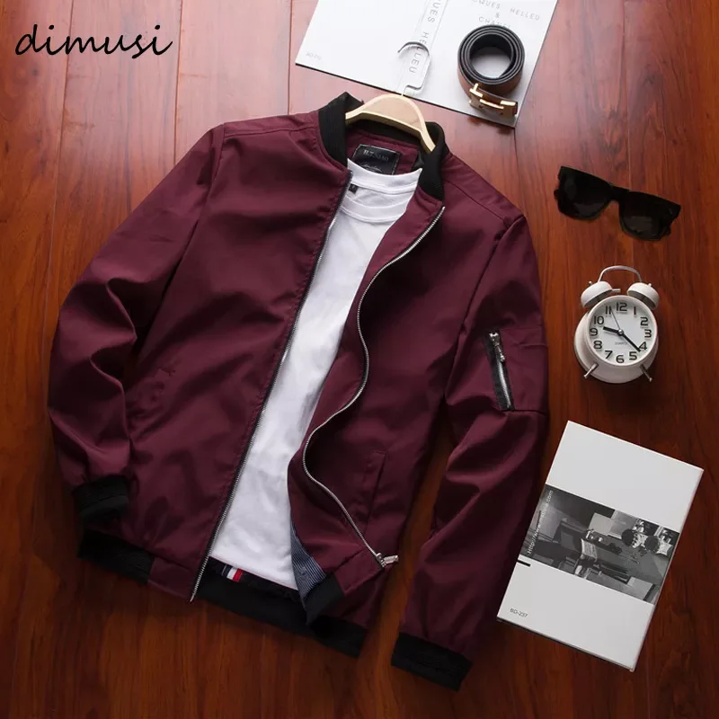 DIMUSI Spring Men's Bomber Zipper Jacket Male Casual Streetwear Hip Hop Slim Fit Pilot Baseball Coats Men Clothing Plus Size
DIMUSI Spring Men's Bomber Zipper Jacket Male Casual Streetwear Hip Hop Slim Fit Pilot Baseball Coats Men Clothing Plus Size