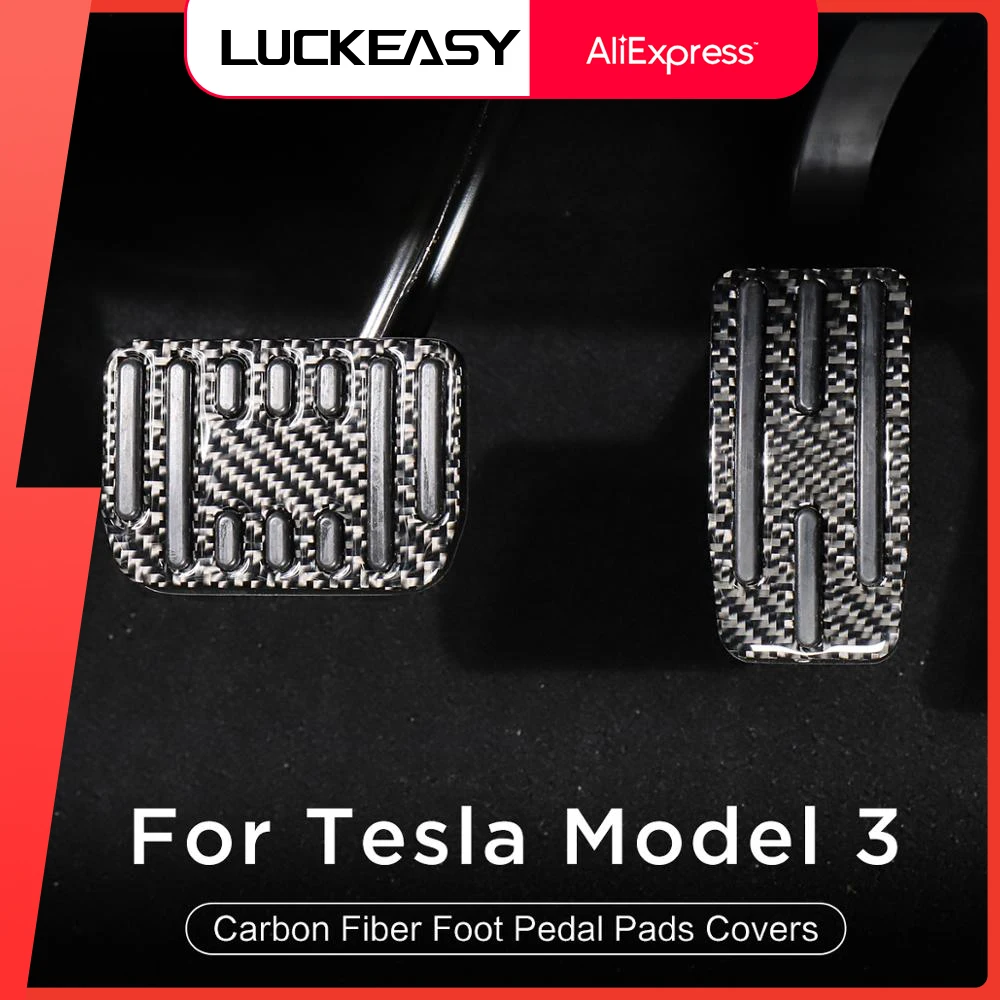For Tesla Model 3 Model Y car carbon fiber accelerator pedal pad rest pedal cover accessories model3 2017-2022 pedals
For Tesla Model 3 Model Y car carbon fiber accelerator pedal pad rest pedal cover accessories model3 2017-2022 pedals