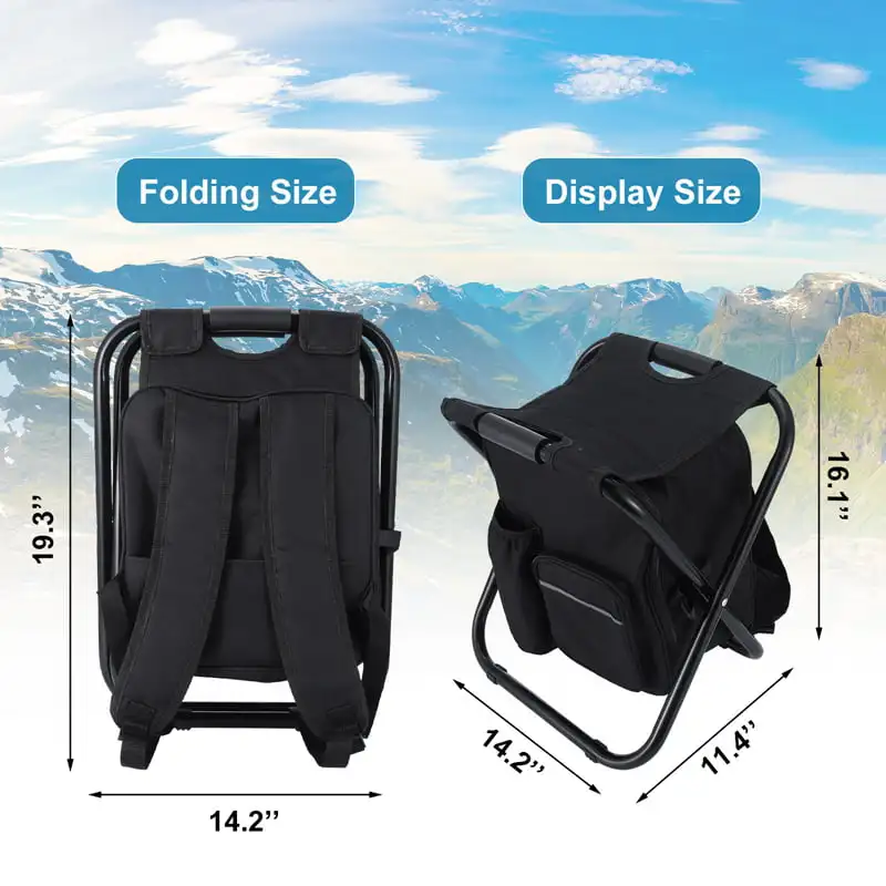 Free shipping Backpack Cooler Stool, Multifunction Fishing Backpack Chair with Cooler Bag for Adult Outdoor Picnic, Traveling, (
Free shipping Backpack Cooler Stool, Multifunction Fishing Backpack Chair with Cooler Bag for Adult Outdoor Picnic, Traveling, (