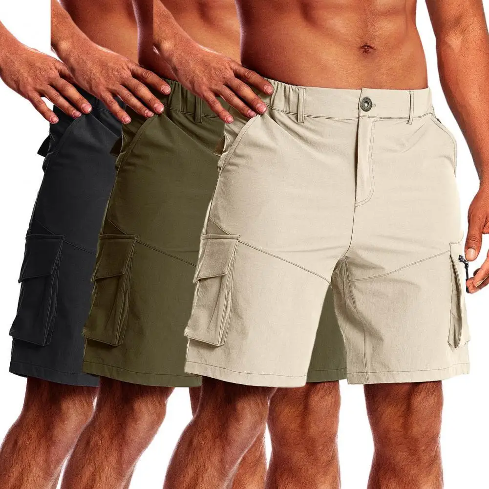 Trendy Sweat-absorbing Stretchy Pants Short Trousers Male Multi Pockets
Trendy Sweat-absorbing Stretchy Pants Short Trousers Male Multi Pockets