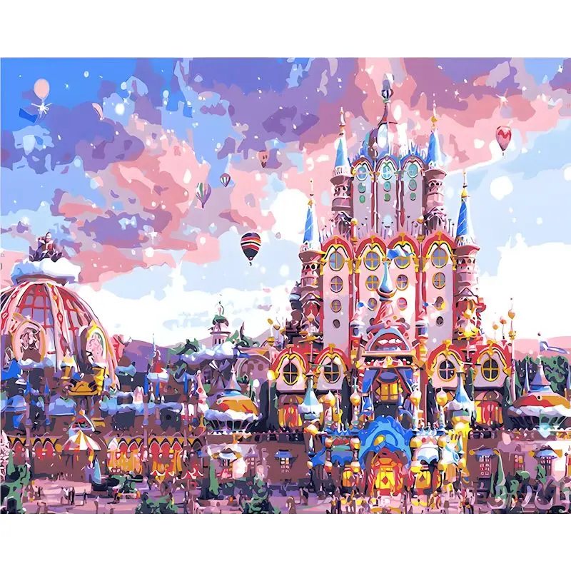 GATYZTORY Oil Paint By Numbers With Frame Landscape Wall Art Picture Acrylic Paint Coloring By Numbers Castle For Home Decor
GATYZTORY Oil Paint By Numbers With Frame Landscape Wall Art Picture Acrylic Paint Coloring By Numbers Castle For Home Decor