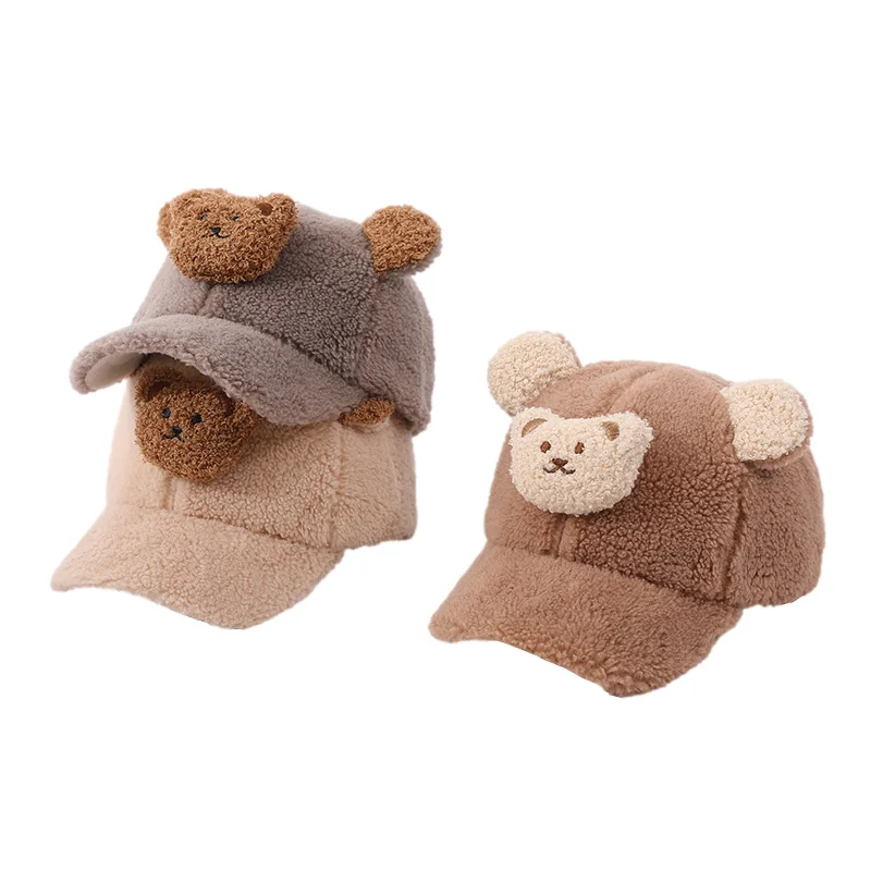 2023 Lamb Fleece Winter Cap for Baby Boys Cartoon Bear Baseball Caps Toddler Warm Hat Fashion Girls Hat Infant Stuff Accessories
2023 Lamb Fleece Winter Cap for Baby Boys Cartoon Bear Baseball Caps Toddler Warm Hat Fashion Girls Hat Infant Stuff Accessories