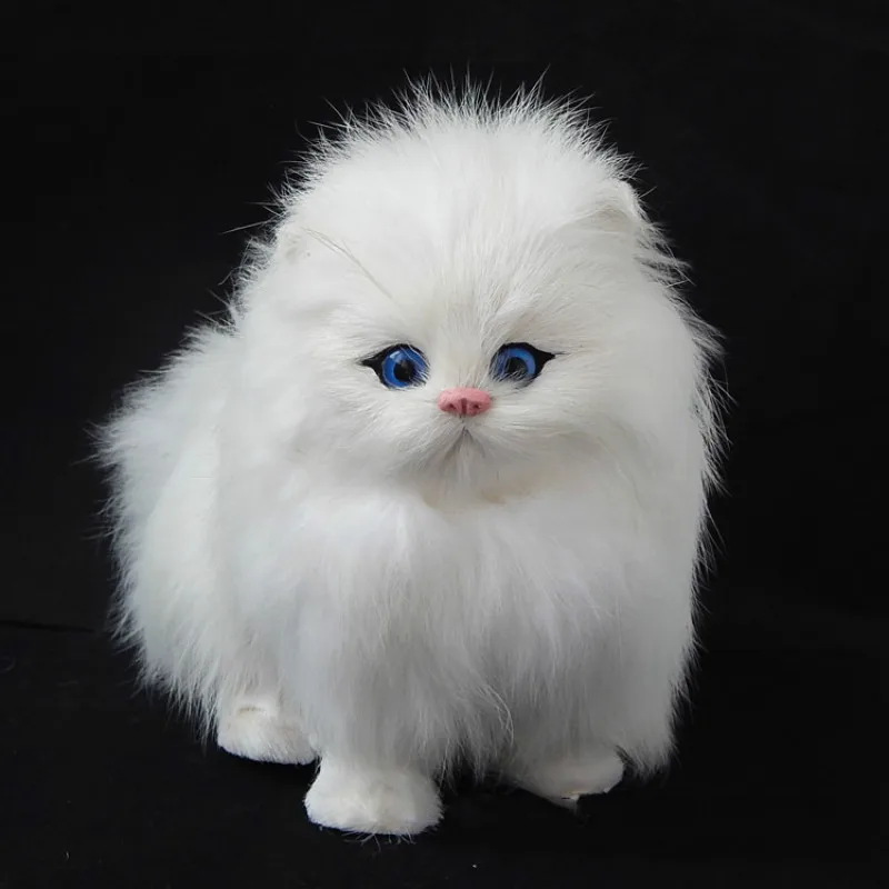 Real Hair Electronic Pets Cats Dolls Simulation Animal Cat Toy Meowth Children's Cute Pet Plush Toys Model Ornaments Xtmas Gift
Real Hair Electronic Pets Cats Dolls Simulation Animal Cat Toy Meowth Children's Cute Pet Plush Toys Model Ornaments Xtmas Gift