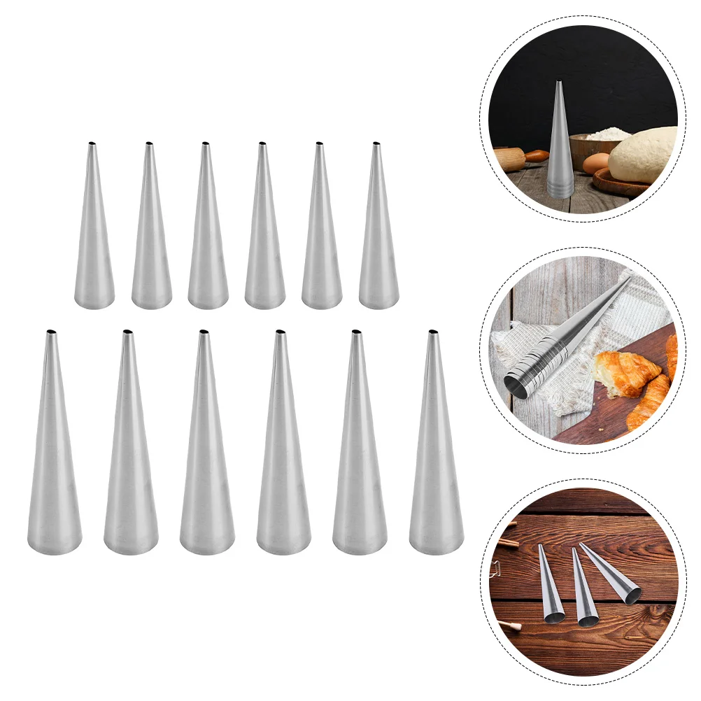 12PCS Cannoli Making Cannoli Form Tubes Pastry Horn Molds Pastry Roll Cannoli Forms Cone Cone
12PCS Cannoli Making Cannoli Form Tubes Pastry Horn Molds Pastry Roll Cannoli Forms Cone Cone