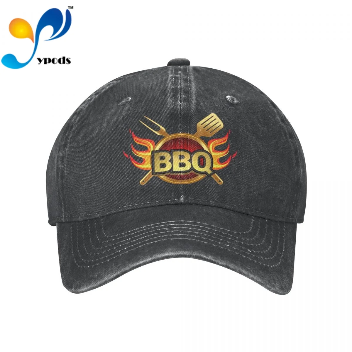 

Bbq Logo Unisex Baseball Cap Men Women Snapback Hat Dad Hat Summer Sun Cap for Men and Women Hats