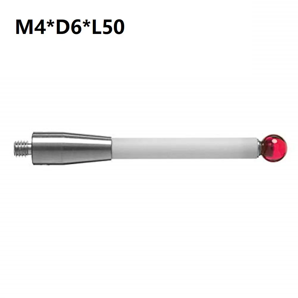 CMM Probe Stylus For CMM Machine Tool Ceramic Stem M4 Thread Machine Tool Stylus M4*6.0*50 CMM Stylus Machine Tool
CMM Probe Stylus For CMM Machine Tool Ceramic Stem M4 Thread Machine Tool Stylus M4*6.0*50 CMM Stylus Machine Tool