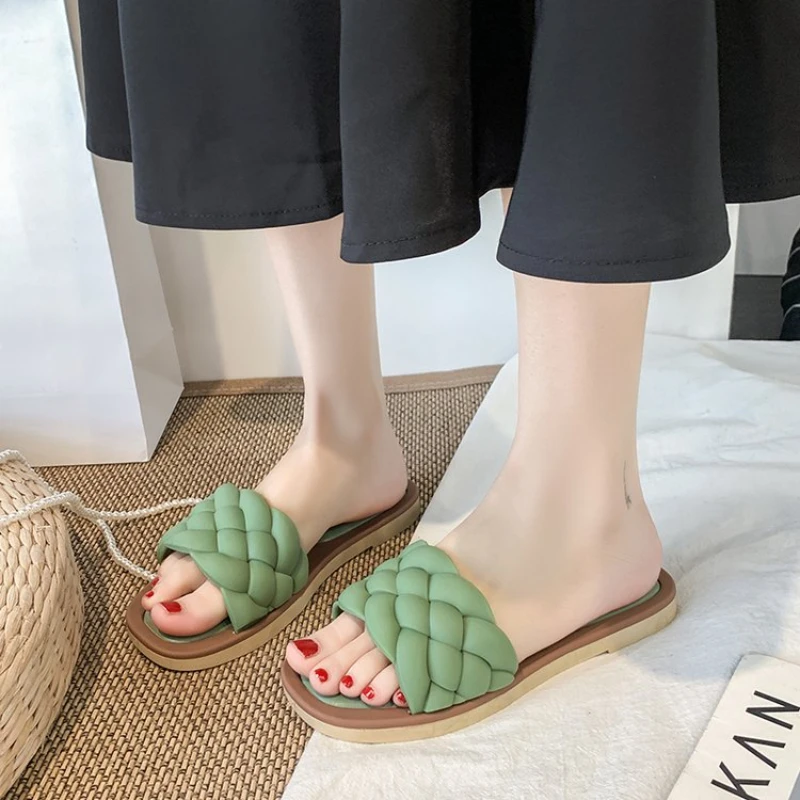 Indoor Woven Slippers Female Outdoor Beach Casual Flat Open Toe Flip Flop Rome Shoes Sandals Muj 2022 New Summer Women's Sandals
Indoor Woven Slippers Female Outdoor Beach Casual Flat Open Toe Flip Flop Rome Shoes Sandals Muj 2022 New Summer Women's Sandals