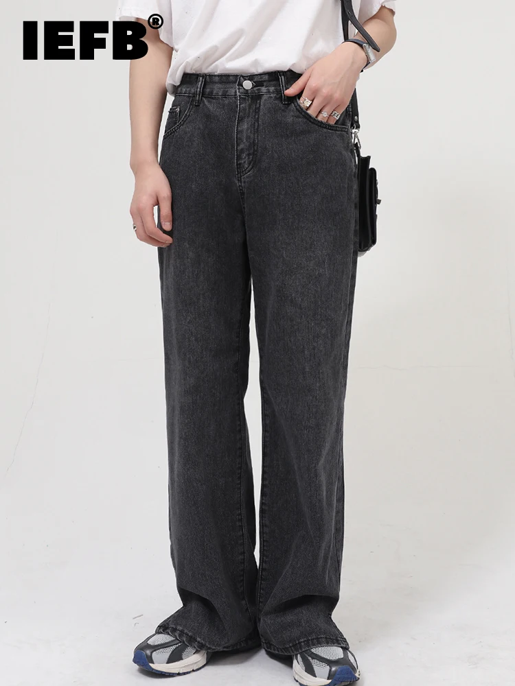 IEFB Men's New Korean Loose Casual Jeans Fashion 2022 Spring And Autumn Solid Color Zipper Temperament Pants 9A1341
IEFB Men's New Korean Loose Casual Jeans Fashion 2022 Spring And Autumn Solid Color Zipper Temperament Pants 9A1341