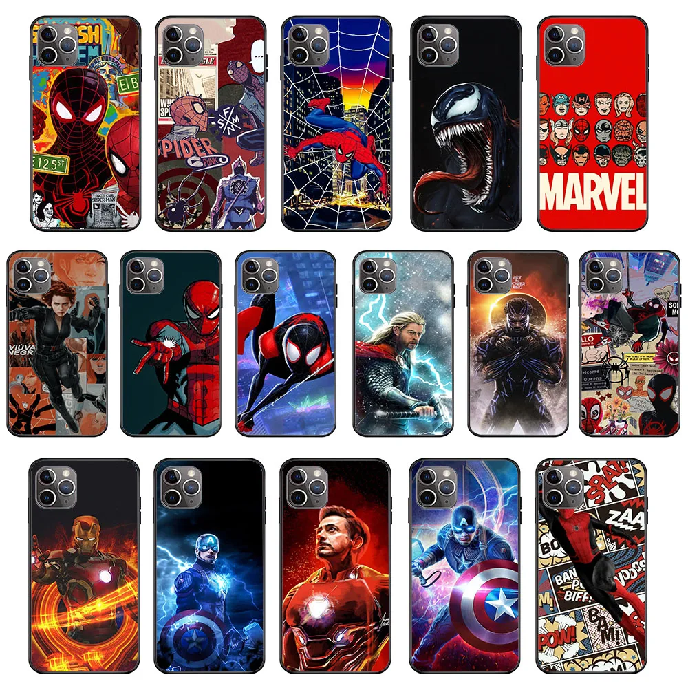 

KK-71 Marvel Silicone Case For VIVO V5 V5S Y67 Y66 V7 Y75 Y79 V9 Y85 Y89 V19 Y11 Lite Plus